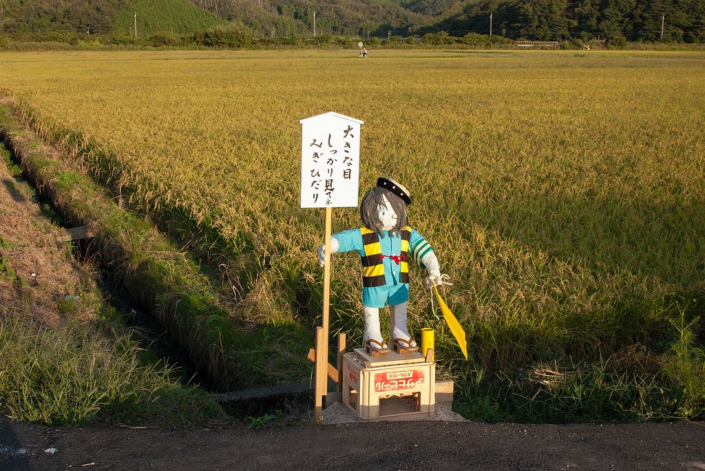 キタロウ案山子。