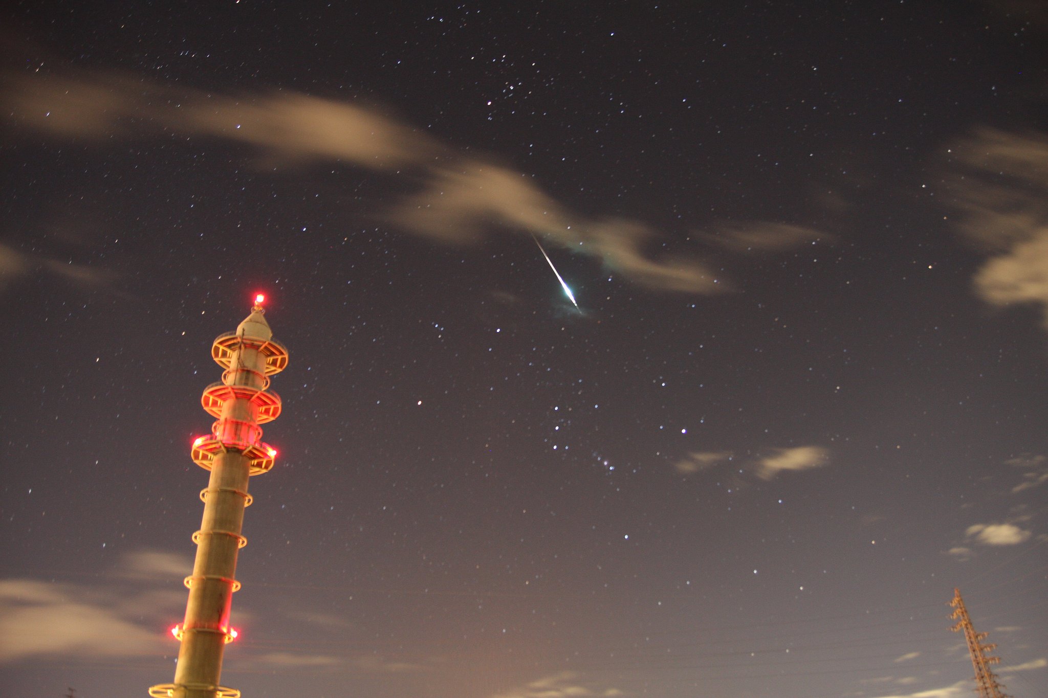 安曇野ロケットと霜月の星座