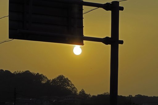 夕日