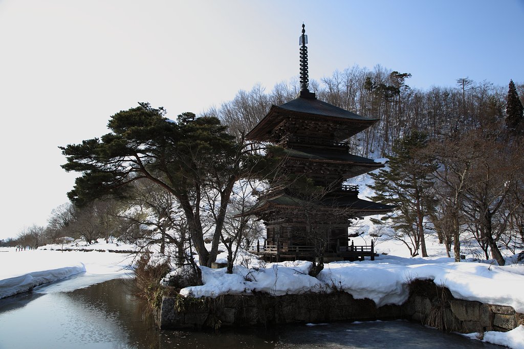 安久津八幡神社♯冬