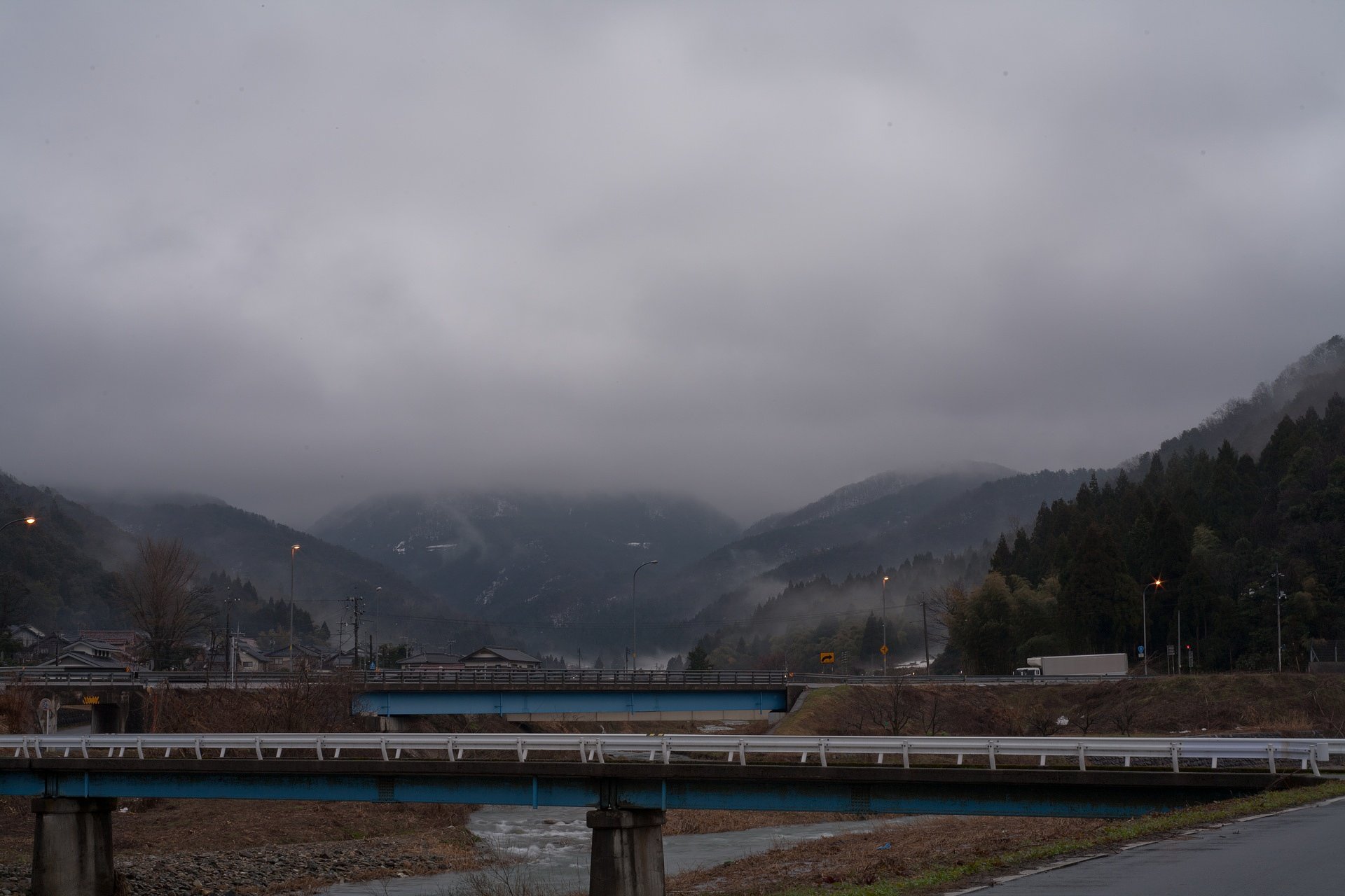 霧雨が・・