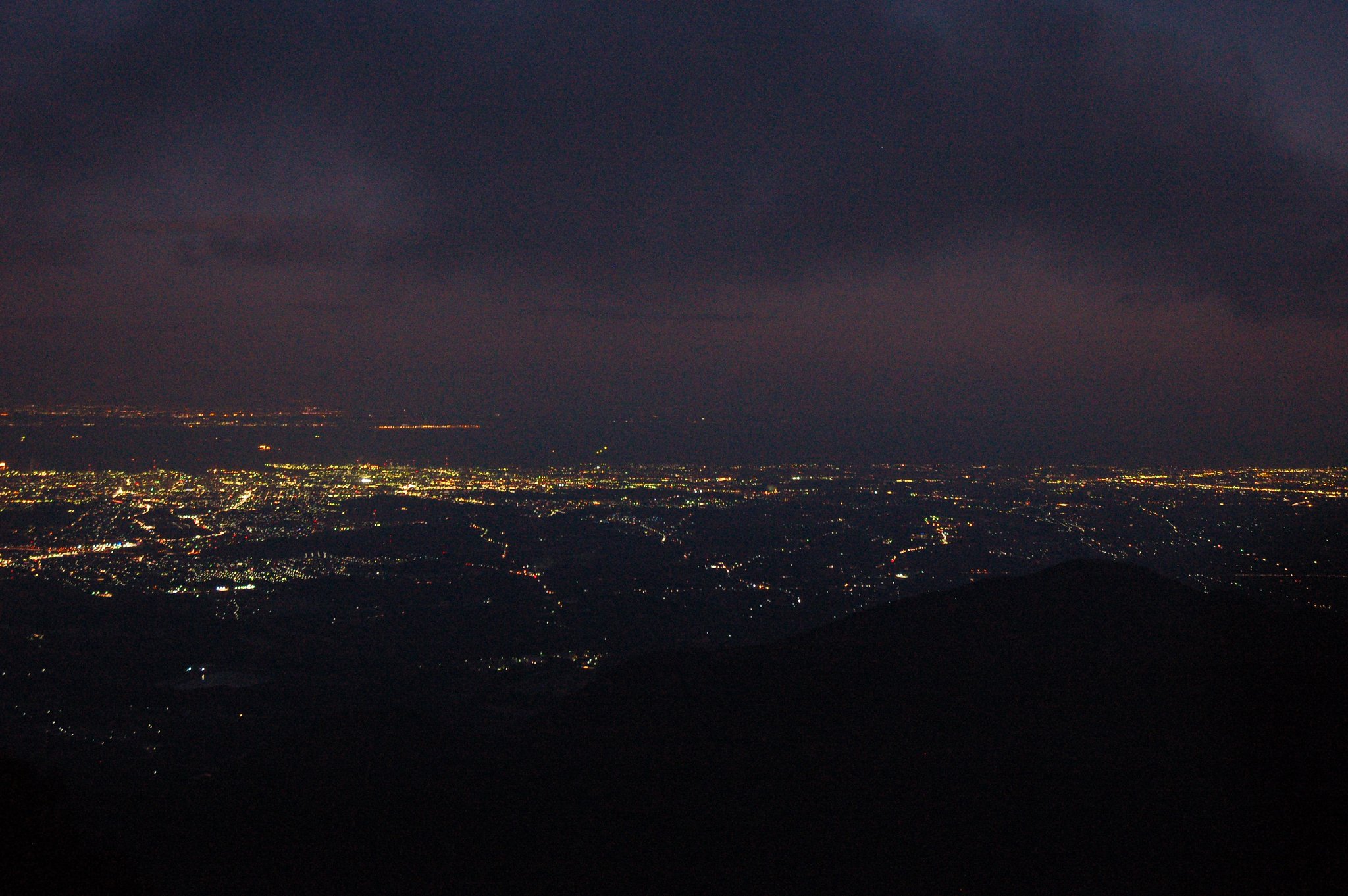 山頂からの夜景