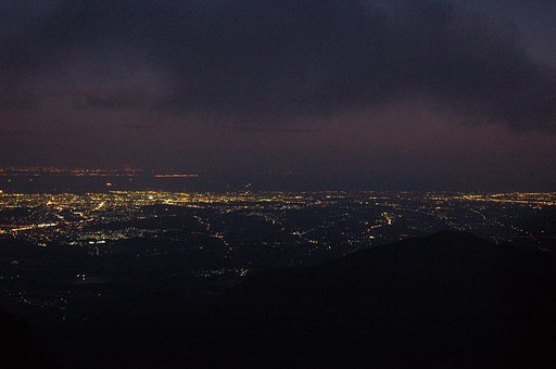 山頂からの夜景