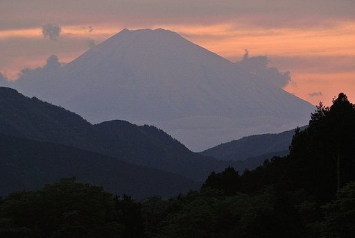 夕富士