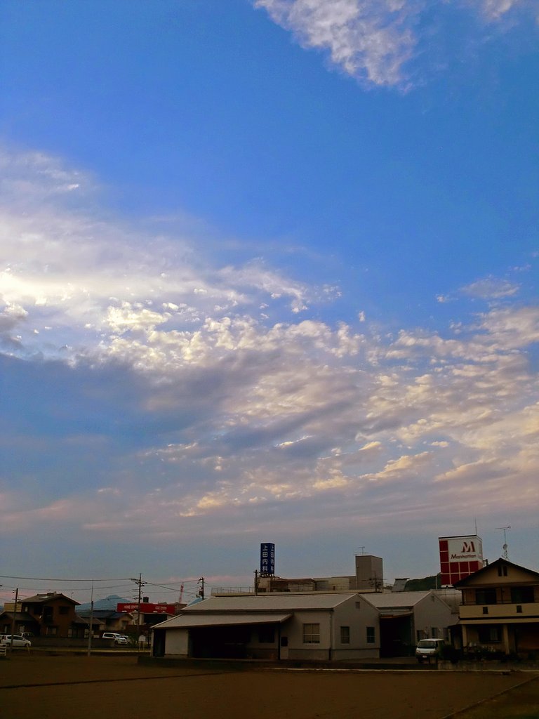 定点夕暮れ