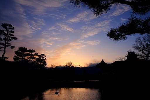 黒門・染まる