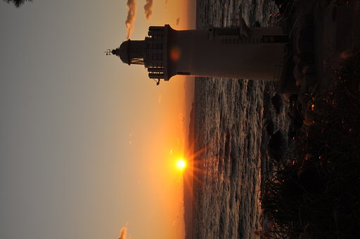 今日の夕日
