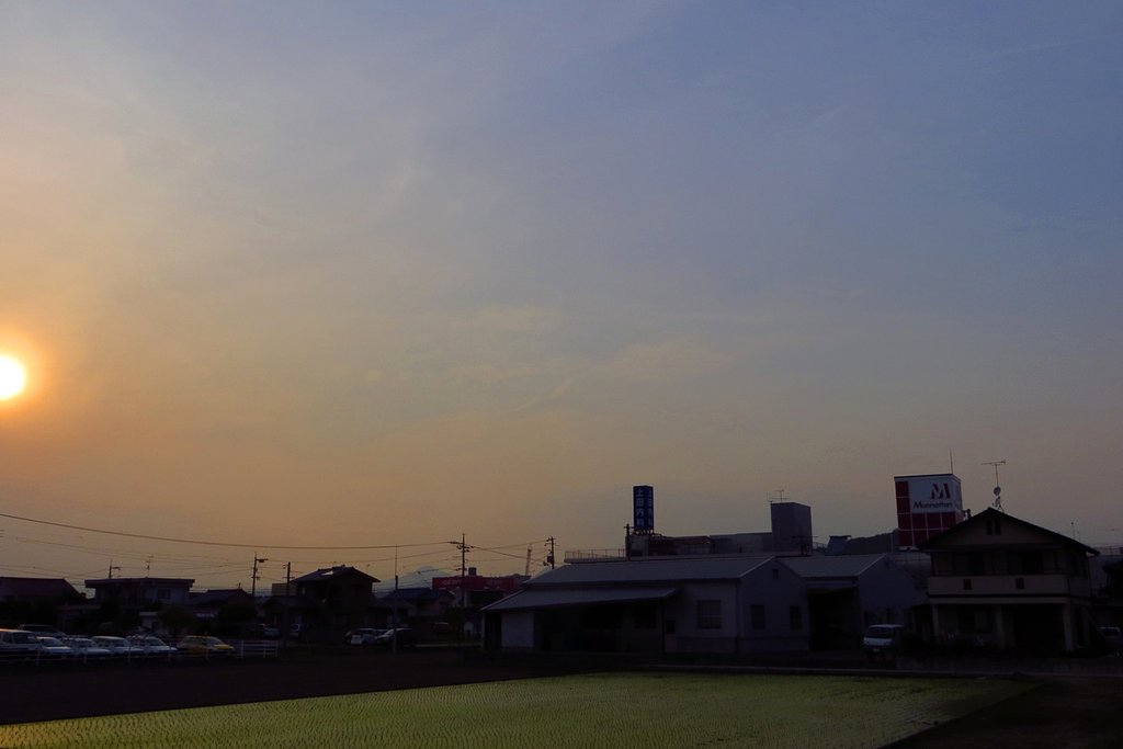 不満足な夕焼け