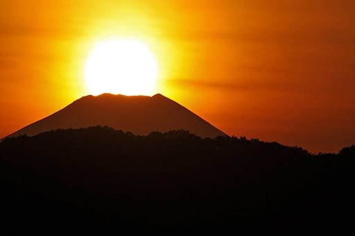 富士日没
