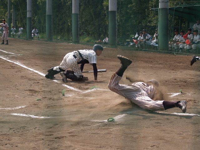 滑り込み〜〜