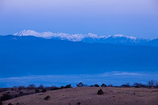 夜明けの乗鞍連峰