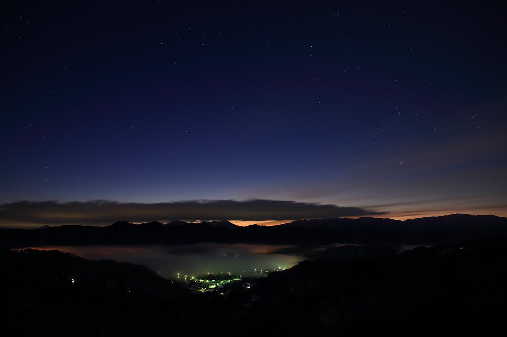 川霧と、夜明け前