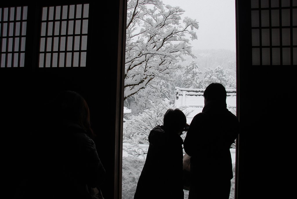 冬の永平寺にて