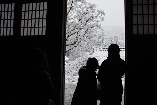 冬の永平寺にて