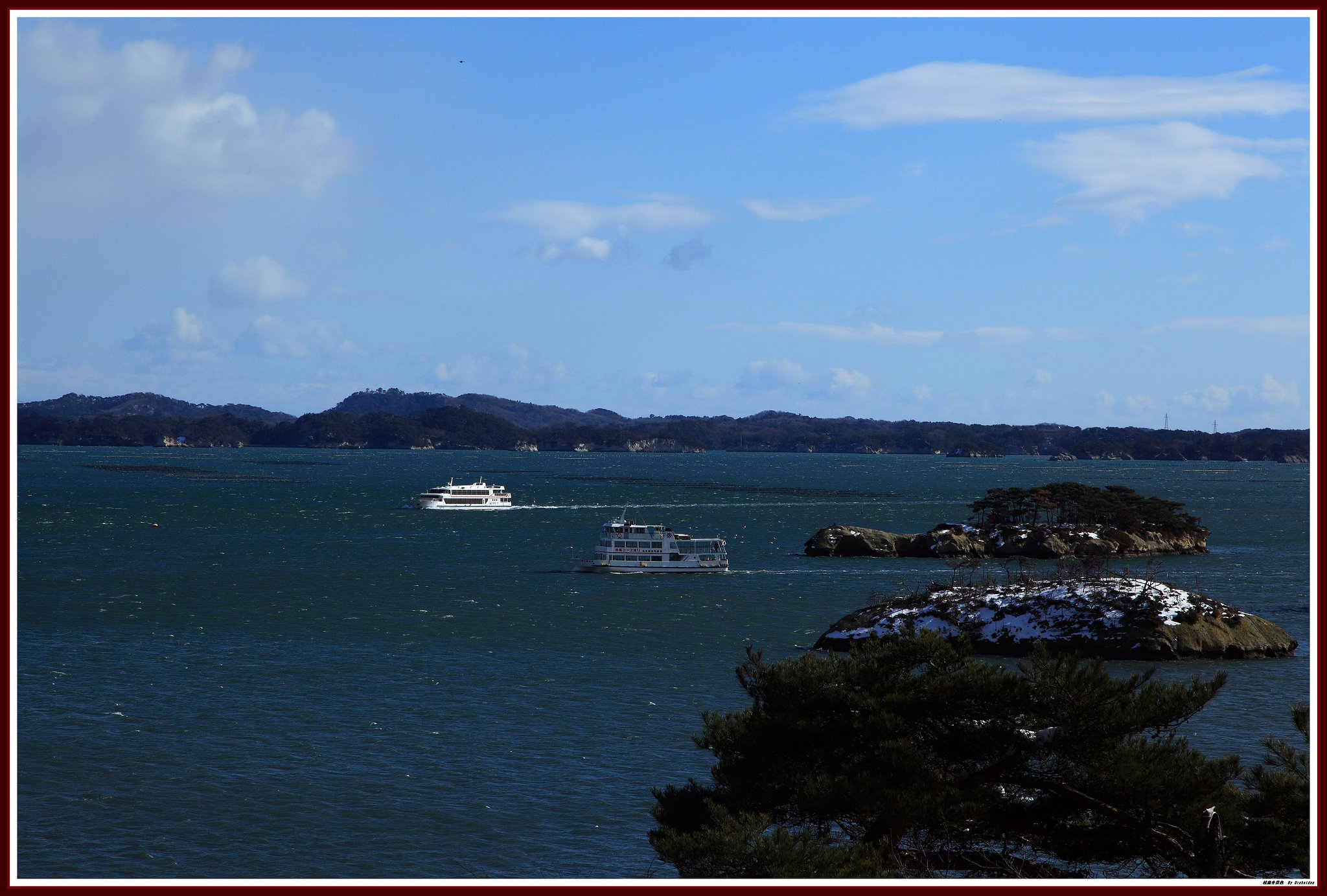 松島冬景色