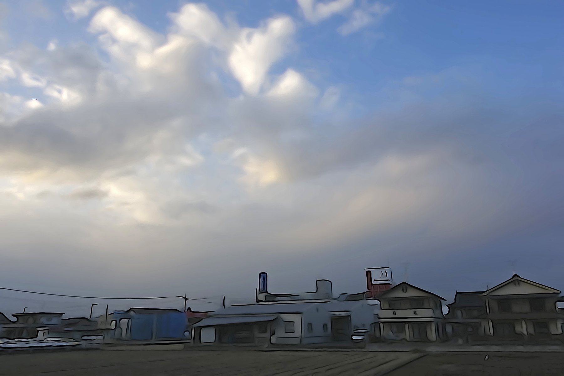 今日も強風