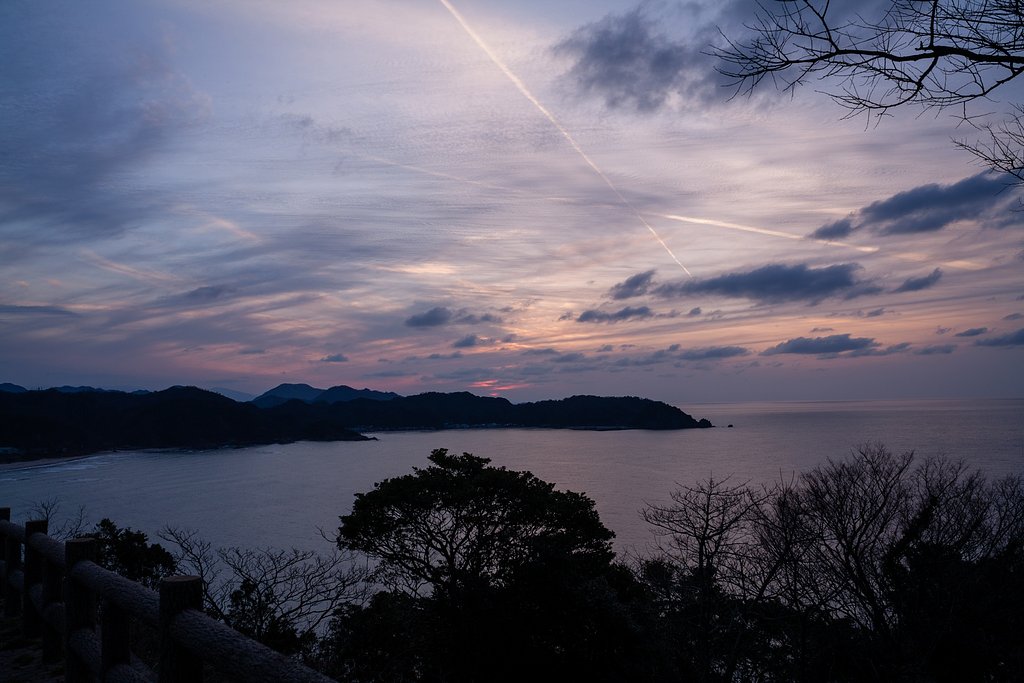 夕焼け・・。