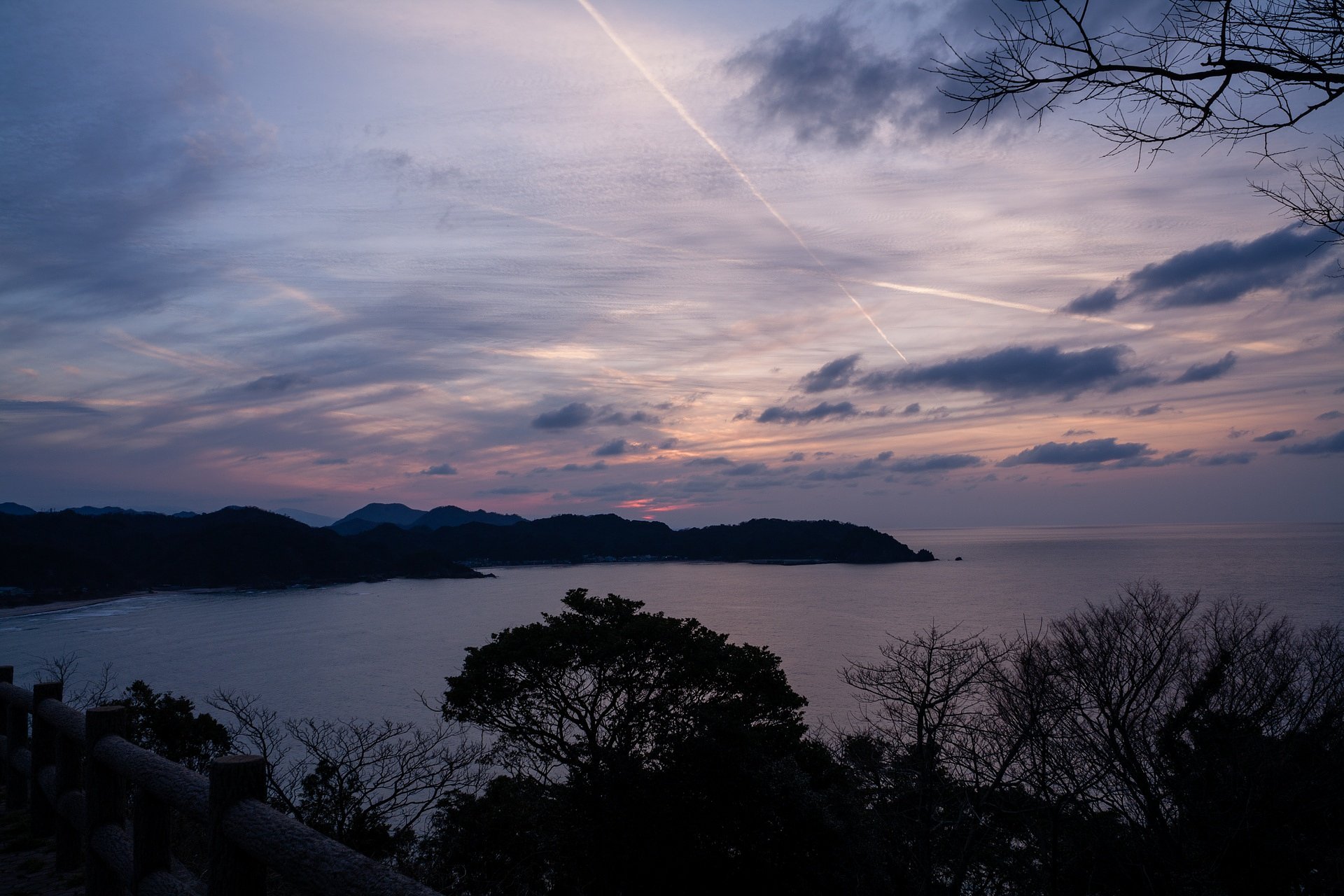 夕焼け・・。