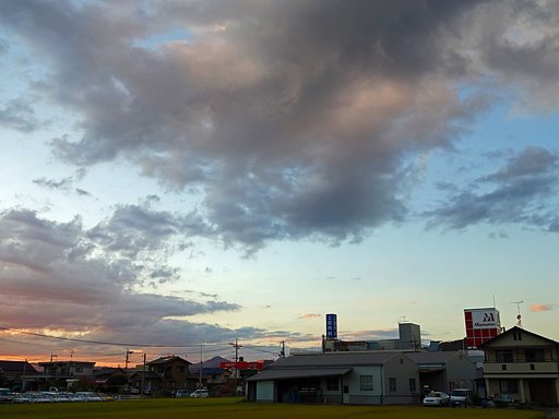 定点夕暮れ