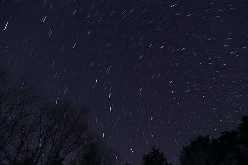 周る北斗七星