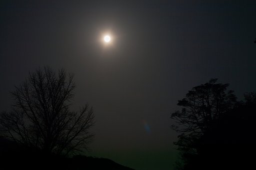 満月？の夜。