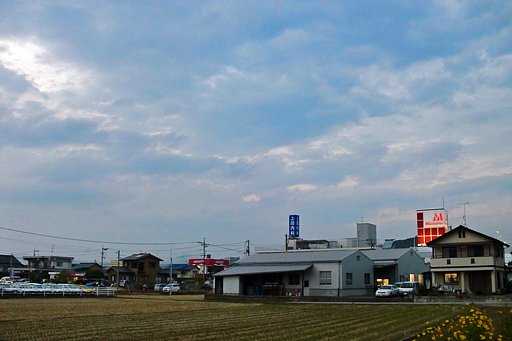定点夕暮れ