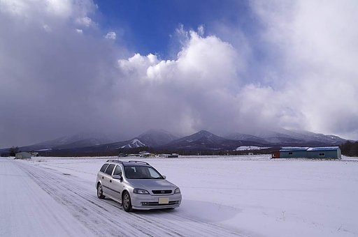 雪道頑張ってくれました
