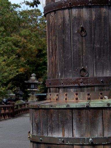 日牟禮八幡宮の鳥居