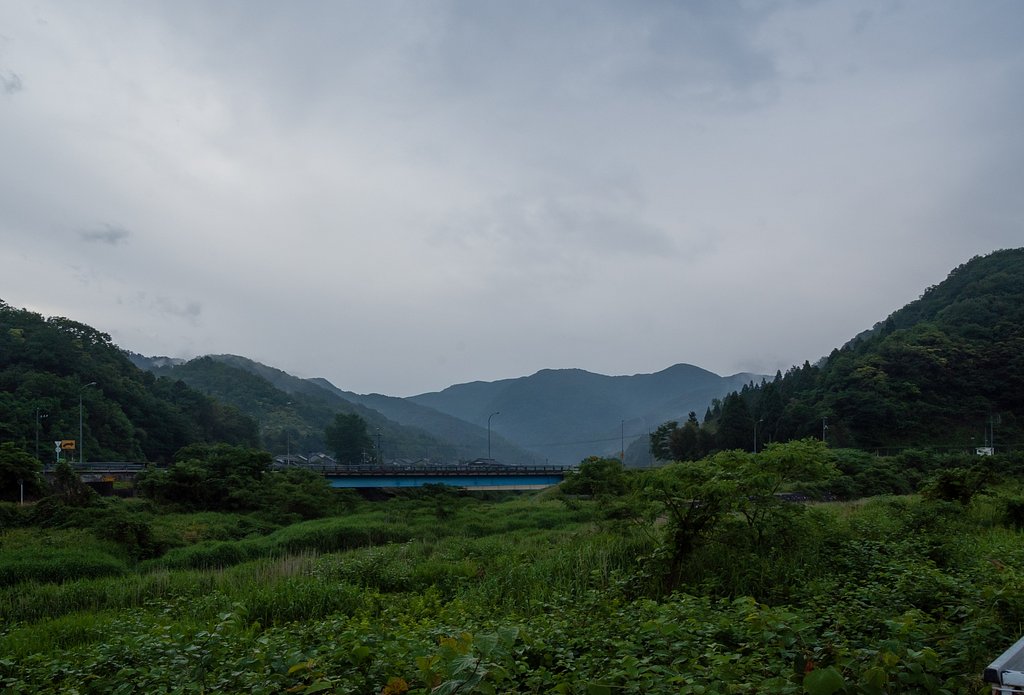 小雨の朝・・。