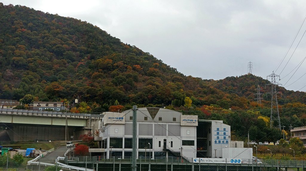 秋色の山
