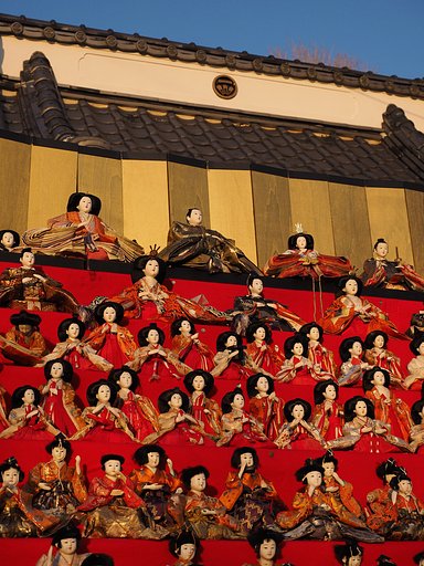 勝浦のひな祭りにて