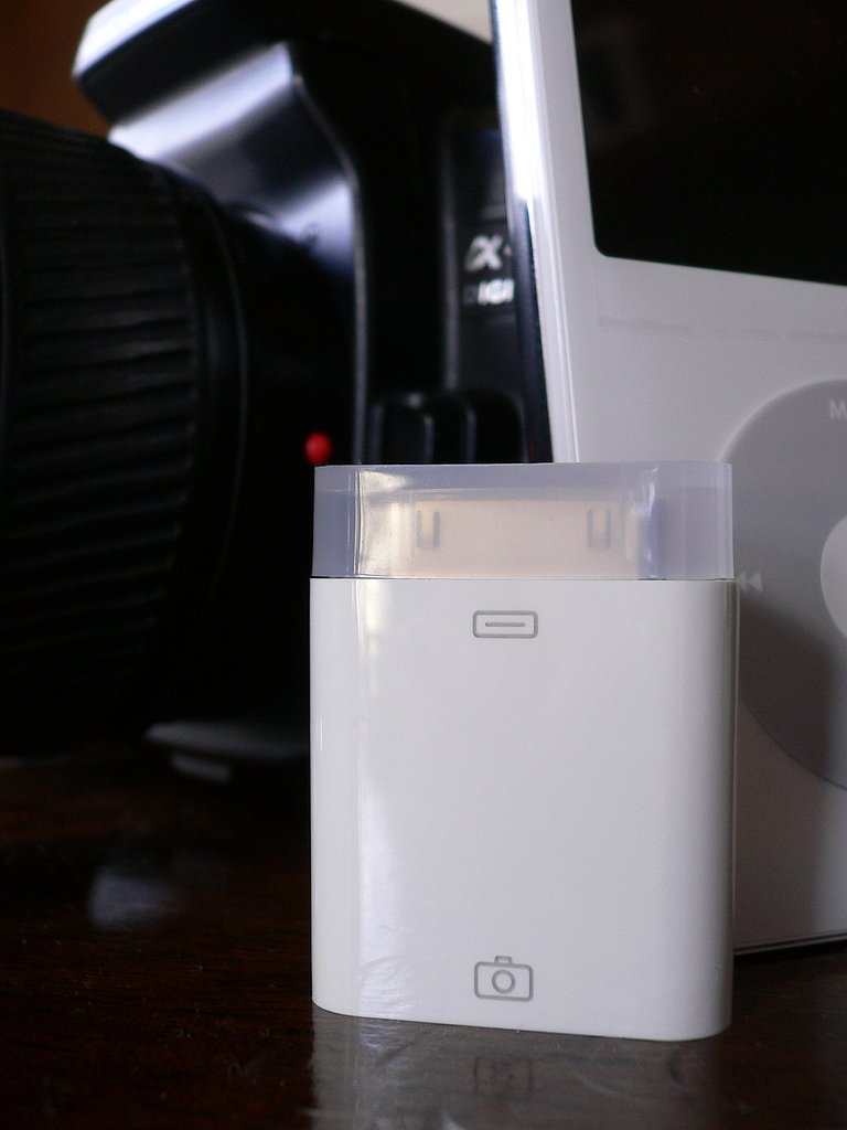 iPodとカメラコネクター