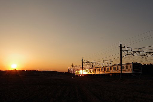 夕暮れのローカル線③