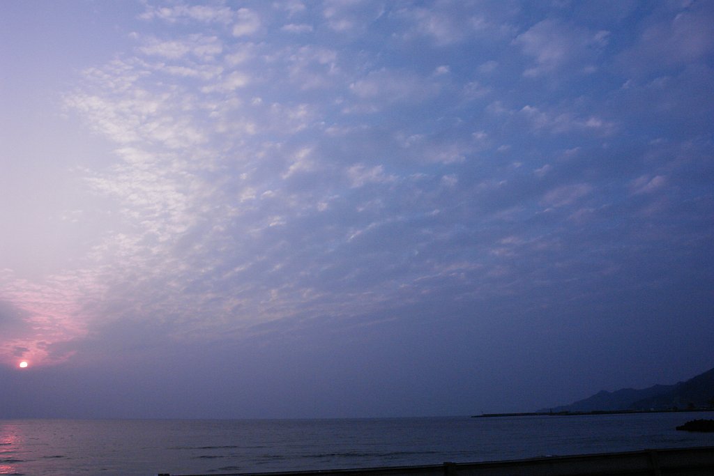 夕日
