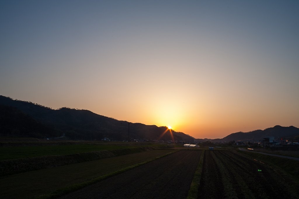 素晴らしい夕焼け！