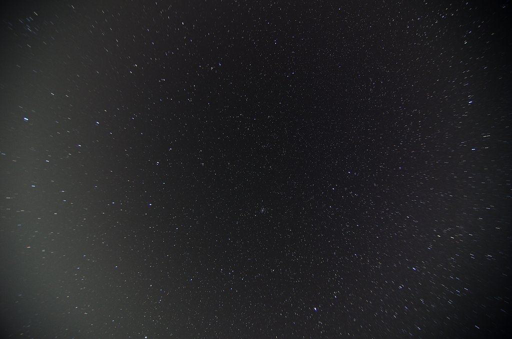 堂平の星空　５分露光
