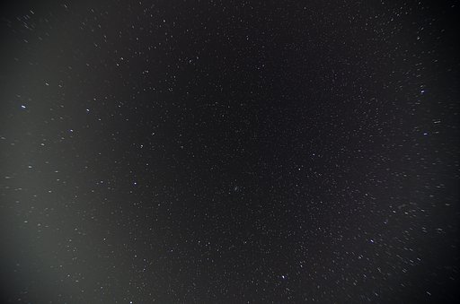 堂平の星空　５分露光