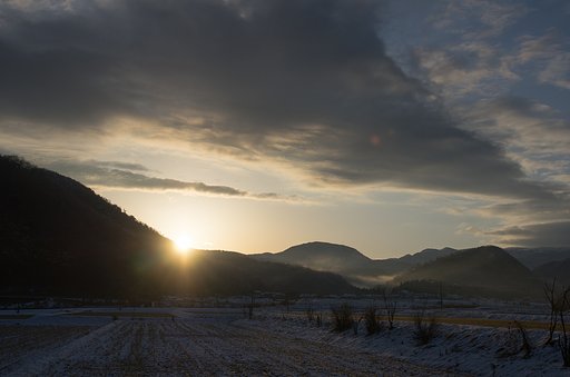 久し振りの朝日の出-2