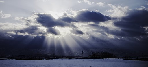 神々しいひと時