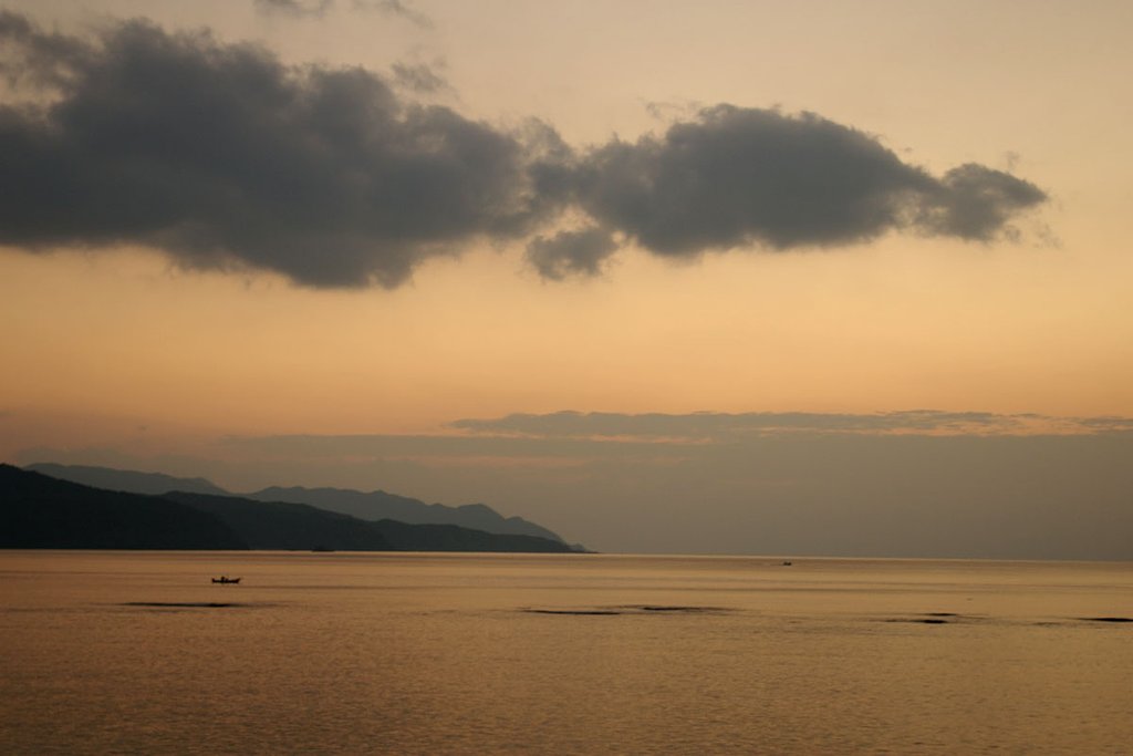 夕霞