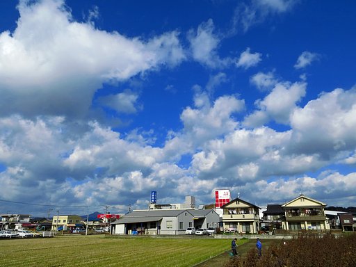 雲の飛ぶ定点