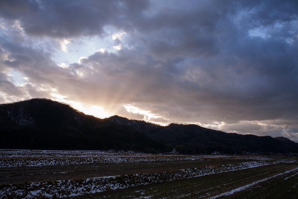 少しだけ夕焼けに。