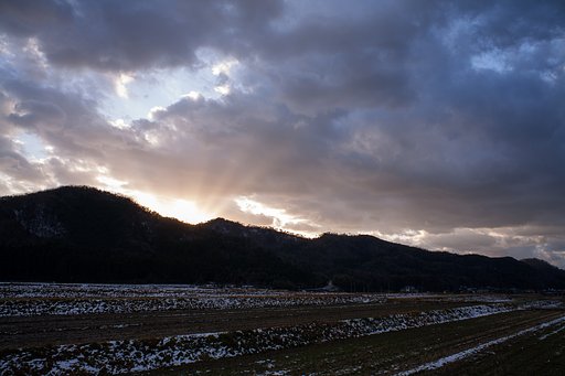 少しだけ夕焼けに。