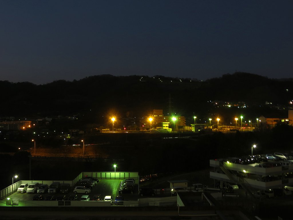 遂に日が暮れました
