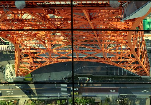 東京タワー　ガラス床