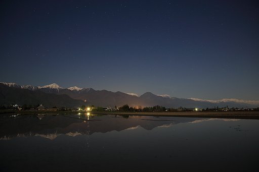水鏡の月夜
