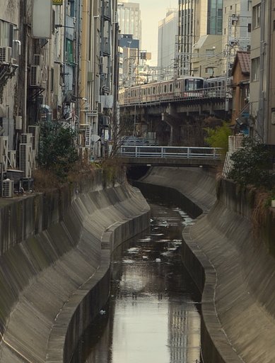 東急東横線廃線区間の風景