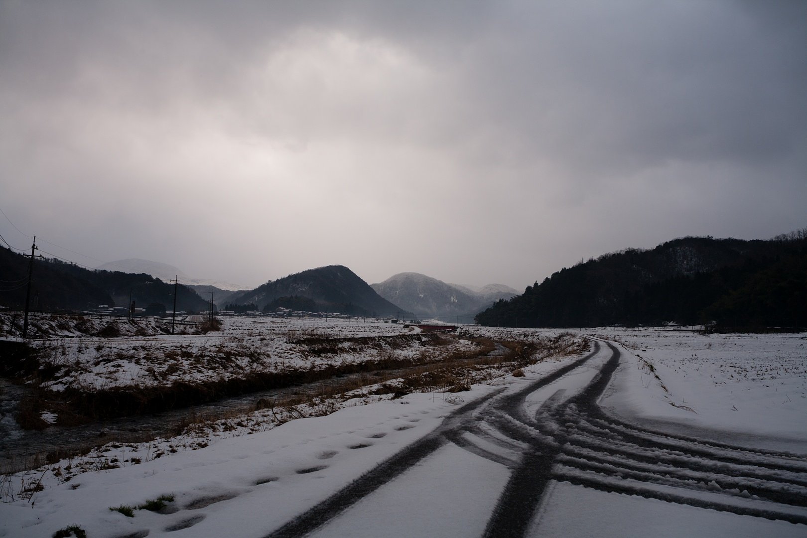 又雪模様に・・。