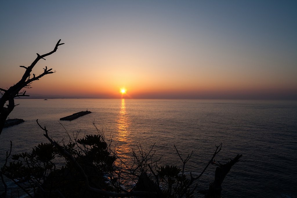 素晴らしい夕焼けが見られました。