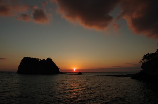 トンボロと日没前